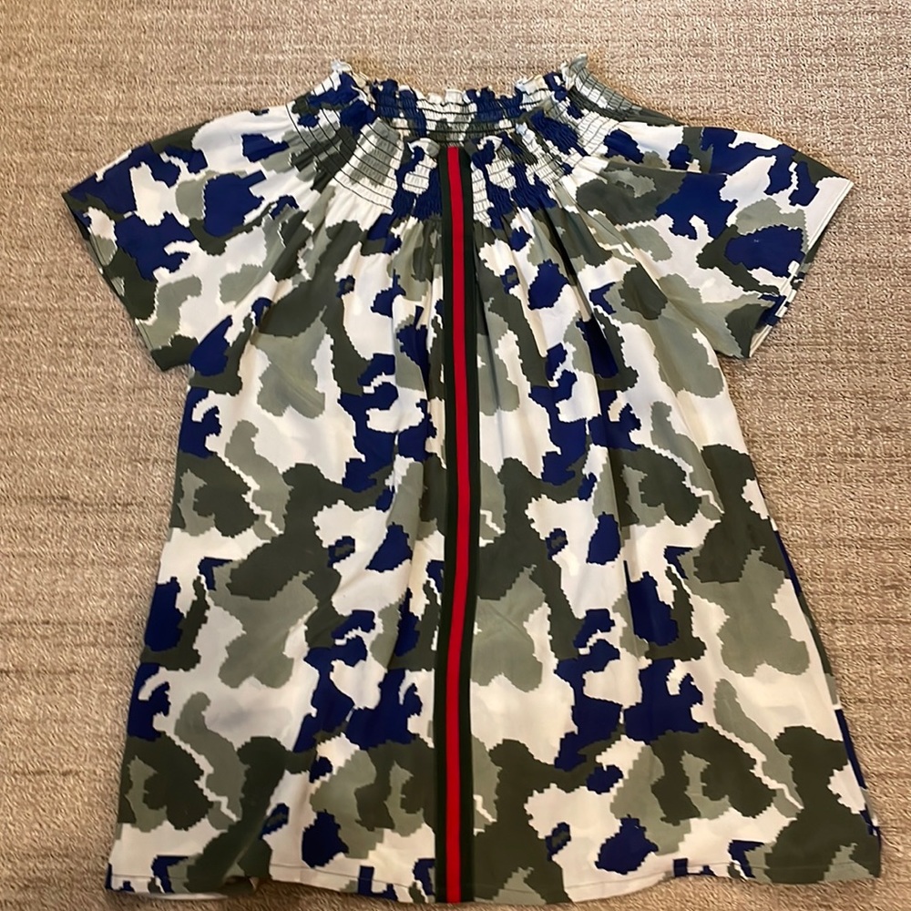 Rungolee Camo Shortleeve Blouse